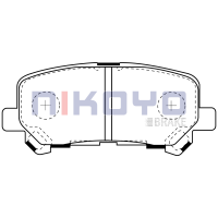 ราคา NIKOYO BRAKE ผ้าเบรค isuzu mu x ผ้าเบรคหน้า mux ผ้าเบรค mux ปี 2013 20162016 on รับประกันสินค้า3เดือน จัดส่งฟรี N2101 N2115 (19216804338)