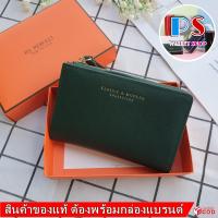 ราคา classic modern ของแท้ กระเป๋าสตางค์ผู้หญิง ขนาดใบกลาง 1 พับ มีช่องซิปใส่เหรียญ หนัง saffiano สวยมาก (1338264613)