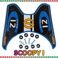 ราคา แผ่นยางวางเท้าScoopy i ยางวางเท้าHonda Scoopyi ลายClub12 ยางปูพื้นสำหรับรถมอเตอร์ไซค์ สกู๊ปปี้ไอ หลายสี (7174352994)