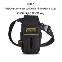 ราคา กระเป๋าเอวช่างไฟฟ้าผ้าใบชุดกล่องเครื่องมือทนทานต่อการฉีกขาดกระเป๋าช่างไฟฟ้ามืออาชีพช่างไม้กระเป๋าเก็บของถุงแบบแขวน (21110669092)