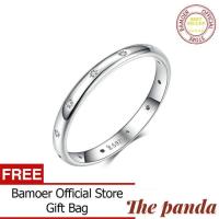 ราคา The Panda Engagement Silver Finger Rings for Women and Men Clear CZ Wedding Statement Sterling Silver 925 Jewelry SCR546 (17114356715)