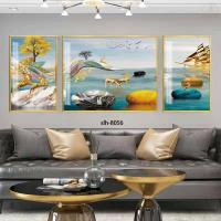 ราคา รูปภาพพิมพ์ผ้าแคนวาส สินค้าพร้อมกรอบ ภาพเรือสำเภาทอง ภาพแขวนผนัง รูปภาพตกแต่งบ้าน กรอบพีวีซี (7507295934)