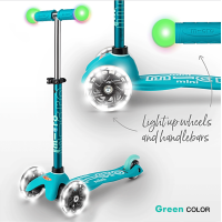 ราคา Micro Scooter รุ่น Mini Deluxe Magic มีไฟที่มือจับ สำหรับเด็ก 2 5 ปี รับน้ำหนักได้สูงสุด 50 K G มีให้เลือก 3 สี (9403760115)