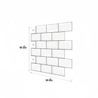 ราคา วอลเปเปอร์ห้องครัว 3D สติ๊กเกอร์ติดผนังกระเบื้องกระเบื้องอิฐโมเสคมีกาวในตัว กันน้ำมัน กันน้ำ สติ๊กเกอร์ติดผนังห้องน้ำ (21105016390)