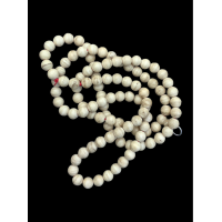 ราคา ประคำกระดูกช้างหลวงพ่ออุตตมะ วัดวังก์วิเวการาม ปี 2520 จ กาญจนบุรี เม็ดโต ขนาด1ซม 108เม็ด เส้นรอบวง 40นิ้ว แท้ดูง่าย 4900 (20906297927)