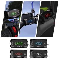ราคา มอเตอร์ไซด์ดิจิทัล DC 6V 30V 3 In 1โวลต์มิเตอร์โวลต์มิเตอร์โวลต์มิเตอร์กันน้ำและกันฝุ่นจอแสดงผล LED ดิจิทัลมิเตอร์วัดโวลต์มิเตอร์กันน้ำ IP67สำหรับมอเตอร์ไซค์รถยนต์เรือเครื่องทดสอบกันน้ำ (10220894112)