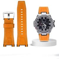 ราคา Watch Strap For Casio GST S100G S110 S130L W100G W110 210B 400G 410 Wristband 26x14mm Men 39s Leather watchBand (14538434664)