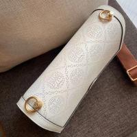 ราคา 2023 new TORY BURCH TB T Monogram Perforated Logo Leather Shoulder Bag (20015772351)