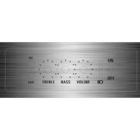 ราคา สติ๊กเกอร์เพลท แอมป์จิ๋วบลูทูธ แผ่นเพลท ลำโพง bluetooth marshall DIY ZK 502MT (17492245192)