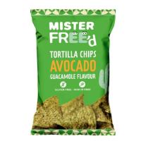 ราคา Mister Freed ทอร์ทิล่า ชิพส์ แป้งข้าวโพดทอดกรอบ รสอโวคาโด กัวคาโมเล่ Avocado Guacamole Tortilla Chips 135g (20522038415)