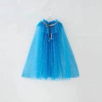 ราคา เสื้อคลุมอุปกรณ์งานปาร์ตี้เจ้าหญิงเด็กผู้หญิงฤดูร้อนเสื้อคลุมชุดแอนนาราชินีหิมะเอลซาราพันเซลออโรร่าปักเลื่อม Tulle ฮาโลวีน (20362910515)