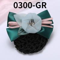 ราคา New Japanese and Korean flowers hair net bank hotel work hair accessories temperament nurse dual use hair clip net pocket (15613214252)