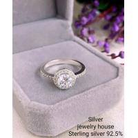 ราคา แหวนเพชรcz วัสดุเงินแท้92 5 sterling silver diamond ring (12383786684)
