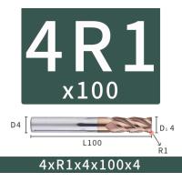 ราคา เอ็นมิลคาร์ไบด์ บลูโนส แข็ง55HRC กัดเหล็ก Carbide endmills Bull Nose (11625444514)