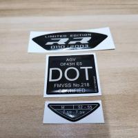 ราคา Logo Made in Italy สติ๊กเกอร์ Size หมวกกันน็อคโลโก้ติดหมวกกันน็อค AGV pista GP R สติ๊กเกอร์ด้านหลังหมวกกันน็อค DOT ไซส์หมวกกันน็อค AGV (11056337698)