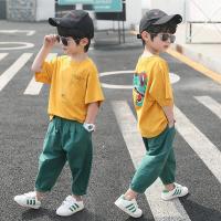 ราคา ใหม่ 2020 ชุดเด็กผู้ชาย ชุดเด็กผู้ชาย3 14ปี เสื้อไดโนเสาร์ กางเกงขาสั้นเด็กโต แฟชั่น เด็ก เวอร์ชั่นเกาหลี หล่อ สบาย ๆ เสื้อผ้าเด็กวินเทจ (1300736945)