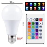 ราคา หลอดไฟ RGB หลอดปิงปอง LED BULB ไฟตกแต่ง 5W 10W 15W 20W E27 รีโมท เปลี่ยนสี (17564148594)