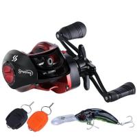 ราคา A Novelty048 Sougayilang 18 1BB Baitcasting Reel 7 2 1ป้องกันการกัดกร่อนอลูมิเนียม Spool Casting Reel 8KGDrag Fishing Reel Pesca (16122466412)