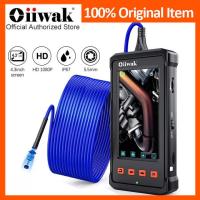 ราคา Oiiwak 15M กล่องส่องสำรับอุตสาหกรรม5 5มม กล้องบอร์สโคป1080P HD 4 3นิ้วหน้าจอ LCD กันน้ำกล้องตรวจความสะอาดฟัน6ไฟ LED 2800MAh แบตเตอรี่ Semi Rigid Tube 8การ์ด GB TF (9168080757)