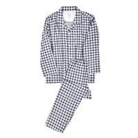 ราคา MUJI pajamas womens pure cotton double layer gauze spring and summer models without side seams cotton mens long sleeved home clothes Uniqlo (18619998174)