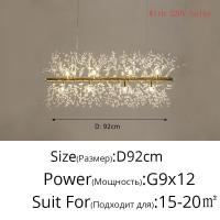 ราคา ห้องนอนนอร์ดิกรูปดอกแดนดิไลอัน LED โคมไฟระย้าสามสีลดแสงศิลปะห้องนั่งเล่นโรแมนติกโถงนิทรรศการไฟติดเพดานไฟตกแต่ง (20457049563)