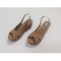 ราคา yeong yeou รองเท้าแตะแฟชั่นเตารีดส้นสูง 3 นิ้วแบบสวมหน้าไขว้รัดส้น รหัส yy2438 (16442233427)