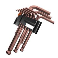 ราคา Hex Wrench SetไขควงUniversal Allen Wrench 1 5Mm 10Mm 9PCS Double Headed L Shaped Hexagonal Flat Ball Wrench Metric Hand Tool (15967668221)