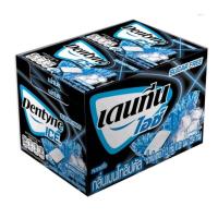 ราคา เดนทีนไอซ์ หมากฝรั่งเดนทีน มี 4 รส 1กล่อง 20 แผง 11 2 กรัม (16499018087)