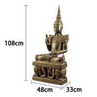 ราคา พระนั่ง ปัดทอง พระวางบนโต๊ะ พระวางโต๊ะหมู่บูชา พระแกะสลัก ตกแต่งโรงแรม ตกแต่งบ้านพระพุทธรูปบูชาพระพุทธรูป (21256636528)