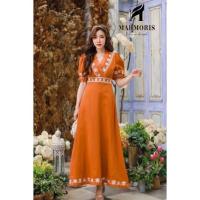 ราคา พร้อมส่ง เดรสประจำชาติงานปักทั้งชุดหนาหนักมากกก รุ่นนี้บอกเลยงานจริงสวย หรู ดูแพงมาก เนื้อผ้าเกรดเอ ตัวเสื้อแขนเสื้อตุ๊กตาใช้การเนื้อผ้าซับในแน่นๆ ทำให้ตัวเสื้อมีความน่ารักและดูแพงมาก เสื้อผ้างานป้าย 