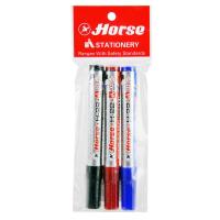 ราคา ตราม้า ปากกาไวท์บอร์ด รุ่น H 22 คละสี แพ็ค 3 ด้าม (17895060404)