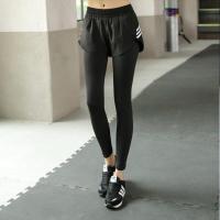 ราคา Adidas customized กางเกงกีฬาสตรีกางเกงสองชิ้นแห้งเร็วกางเกงโยคะรัดรูปยืดออกกำลังกายเลกกิ้ง (10287090662)