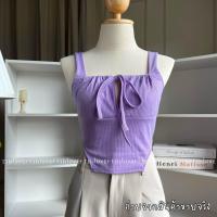 ราคา ? ? ? ? ? ครอปy2k ครอปรูดหน้า สายเดี่ยวเว้าข้างรูดหน้า (19554506756)