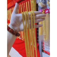 ราคา สร้อยคอหุ้มทอง ไม่ลอกไม่ดำ หนัก10บาท สร้อยคอลายสี่เสา ยาว24นิ้ว มีหลายขนาดให้เลือก ทองเคลือบแก้ว สร้อยคอทองปลอม สินค้าพร้อมส่ง (16915079936)