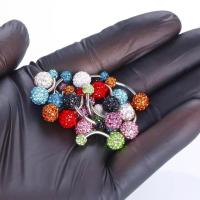 ราคา จิวสะดือ Disco ball ประดับด้วยคริสตัล swarovski งาน เกาหลี ก้านขนาด 1 6 mm ความยาวก้านมาตรฐาน 10 มิล (16375655202)