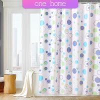 ราคา ม่านกั้นห้องน้ำ ม่านกันน้ำ ม่านพลาสติก shower curtain (14462495243)