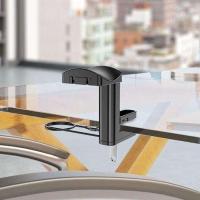 ราคา ที่วางหูฟังสำหรับโต๊ะหูฟังโต๊ะตะขอชุดหูฟังอเนกประสงค์พร้อมที่หนีบแขนหมุนได้คลิปรัดสายเคเบิลตัวจัดระเบียบที่ถอดออกได้สำหรับชั้นวางของตารางมั่นคง (13672329992)