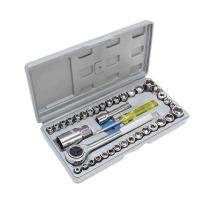 ราคา The Hashtag ประแจบ๊อก มีประกัน ชุด 40 ตัวชุด Socket Wrench Set พร้อมกล่องพลาสติก กันกระแทก 40 ชิ้น รถชุดซ่อมเครื่องมือ ประแจซ็อกเก็ต ชุดซ่อม G5 1022 มีเก็บเงินปลายทาง (21205089696)