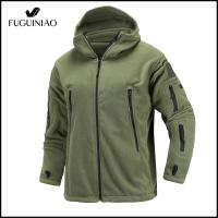 ราคา Fuguiniao Outdoor Fleece Softshell Jacket ทหารยุทธวิธี Man Casual Hooded Jacket Outerwear Coat Army Clothes (16948045267)