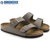 ราคา รองเท้าแตะแฟชั่น Birkenstockรองเท้าแตะ Arizona Birko Flor Nubuck Stone Made in Germany 100 Authentic (20241269864)