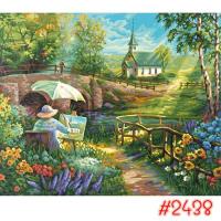 ราคา พร้อมส่ง รหัสชุด2 รูปวาด ภาพวาด ภาพวิว HOME DIY ภาพวาด ระบายสี ภาพวาดสีน้ำมัน ภาพระบายสีตามตัวเลข ขึงเฟรมไม้ Nextone (19976814203)