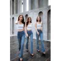 ราคา Gradle studio Hazel Blue Jeans กางเกงยีนส์ขายาว ขาม้า (9831107079)