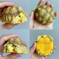 ราคา โมเดลเต่าซูลคาต้า งานเรซิ่น recast 7cm Sulcata model Mini (16501172007)