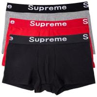 ราคา 2แถม1 กางเกงในชาย Supreme 1กล่อง 3ตัว กางเกงใน สุพรีม บ๊อกเซอร์ Boxer ของแท้ 100 เนื้อนุ่มสบาย ดูดซับเหงื่อได้ดี สินค้าพร้อมส่ง (17173639909)