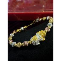 ราคา สร้อยข้อมือ 3กษัตริย์ ปี่เซี้ยะ ทองหุ้ม ทองไมครอน ทองชุบหนาไม่ลอก (18550023870)