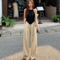 ราคา Molisa กางเกงคาร์โก กางเกงคาร์โก ผู้หญิ ง กางเกงใส่สบายๆ กางเกงผ้าวูลเวฟ กางเกงผ้าวูลเวฟ 2023 ใหม่ MI2304153 (18631306834)