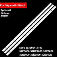 ราคา TV Backlight Strips For Skyworth 32inch 5800 W32001 3P00 606mm Led Strip Light Bar 32E3000 32HX4003 32X3000 3Pcs Set 3V 2W (20444823726)