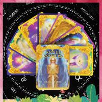 ราคา Angel Answers Oracle Card การ์ดออราเคิล ในกระป๋อง ขนาดพกพา10 3X7ซม ปิดทอง 44ใบ เกมทำนายดวงชะตา ไพ่ทำนาย ไพ่ยิปซี ไพ่ออราเคิล ไพ่ยิบซี ไพ่ทาโร่ ไพ่ดูดวง ไพ่ทาโรต์ Oracle Tarot Card (17468420900)