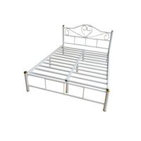 ราคา Raminthra Furniture เตียงเหล็ก ขา 2 นิ้ว ขนาด 3 5 ฟุต สีขาว Bed (161760386)