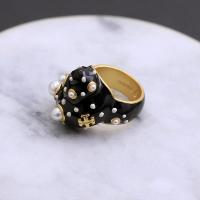 ราคา Tory Burch น่ารักแฟชั่นคุณภาพสูงเคลือบเคลือบบุคลิกภาพสามมิติ Conch Shell Pearl ผู้หญิงแฟชั่น Ring high quality (17110287234)